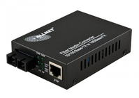 ALLNET ALL-MC106-SC-SM Netzwerk Medienkonverter 100 Mbit/s 1310 nm Einzelmodus Schwarz