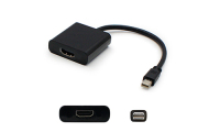 AddOn Networks MDP2HDMIB video cable adapter 0.2 m Mini DisplayPort HDMI Type A (Standard) Black