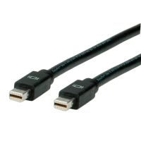 ROLINE Mini DP - Mini DP, M/M, 2 m Mini DisplayPort Czarny