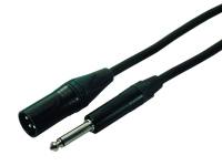 Contrik XLR/6.35mm 0.5m Audio-Kabel 0,5 m XLR (3-pin) 6.35mm TS Schwarz