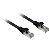 Sharkoon Cat.6a SFTP kabel sieciowy Czarny 0,5 m Cat6a S/FTP (S-STP)