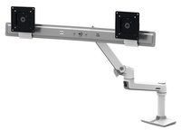 Ergotron LX Series 45-522-216 Flachbildschirm-Tischhalterung 63,5 cm (25") Schwarz, Weiß Tisch/Bank