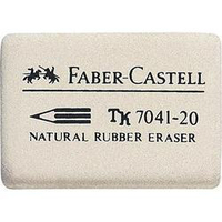 Faber-Castell 7041-20 Radierer Weiß
