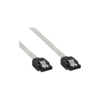 InLine 27305R cable de SATA 0,5 m Transparente