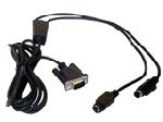 Datalogic CAB-320 RS-232 Straight 25-Pin DTE signal cable Black