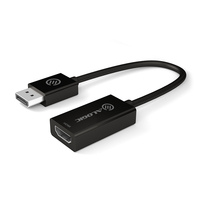 ALOGIC DP-HDMI-ADPC video átalakító kábel 0,2 M DisplayPort Fekete