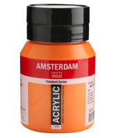 Amsterdam Standard Acrylfarbe 500 ml Orange Flasche