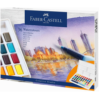 Faber-Castell 169736 watergedragen verf Multi Kleurenpalet 36 stuk(s)