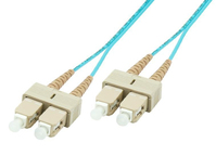 Microconnect FIB222015 kabel optyczny 15 m SC OM3 Niebieski