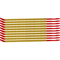 Brady SCNG-10-E kábeljelölő Fekete, Sárga Nejlon 300 dB