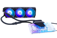 Alphacool Eiswolf 2 AIO Grafikkarte All-in-One-Flüssigkeitskühler 12 cm Schwarz, Transparent