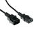 ACT AK5164 cable de transmisión Negro 0,3 m C14 acoplador C13 acoplador