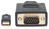 Manhattan Mini-DisplayPort 1.2a auf VGA-Kabel, Mini-DisplayPort 1.2a-Stecker auf VGA-Stecker, 1,8 m, schwarz