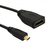 Qoltec 50399 HDMI-Kabel 0,2 m HDMI Typ A (Standard) HDMI Typ D (Mikrofon) Schwarz