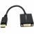 StarTech.com DP2DVI2 video átalakító kábel 0,152 M DisplayPort DVI-I Fekete