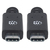 Manhattan 355223 USB-kabel USB 3.2 Gen 2 (3.1 Gen 2) 1 m USB C Zwart