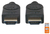 Manhattan Zertifiziertes Premium High Speed HDMI-Kabel mit Ethernet-Kanal, 4K@60Hz, HEC, ARC, 3D, 18 Gbit/s Bandbreite, HDMI-Stecker auf HDMI-Stecker, geschirmt, schwarz, 1 m