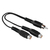 Hama 00205183 audio kabel RCA 2 x RCA Zwart