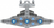 Revell Imperial Star Destroyer Spaceplane model Szerelőkészlet 1:2091