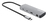 Manhattan USB-C dock/hub met kaartlezer, poorten (7): Ethernet, HDMI, USB-A (3×) en USB-C (2×), met Power Delivery (PD) 100 W - vereist een externe USB-C-lader (niet inbegrepen)...