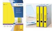 HERMA Etiquette dos de classeur SPECIAL, 38 x 297 mm, jaune (6500123)
