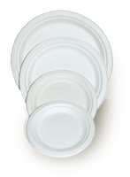 Einweg-Geschirr Teller Rund, Ø26cm, Weiß, entspricht HACCP, 500 Stück