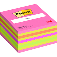 Kostka samoprzylepna POST-IT® (2028-NP), 76x76mm, 1x450 kart., cukierkowa różowa