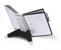 Durable SHERPA� Display Panel System Desk 10 - Black/Grey