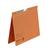 ELBA Pendelhefter, DIN A4, 320 g/m² starker Manilakarton (RC), für ca. 200 DIN A4-Blätter, für kaufmännische Heftung, Schlitzstanzung im Rückendeckel, orange