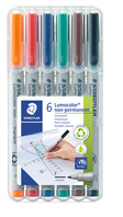 Lumocolor® non-permanent pen 316 Non-permanent Universalstift F STAEDTLER Box mit 6 sortierten Farben