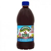 Robinsons Double Concentrate No Added Sugar Apple and Blackcurrant Squas(Pack 2)