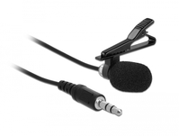 Krawatten Lavalier Mikrofon Omnidirektional mit Clip 3,5 mm Klinkenstecker 3 Pin + Adapterkabel für