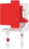 Buchsenleiste, 4-polig, RM 1.27 mm, gerade, rot, 338070-4