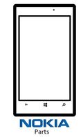 Front Frame Black for Nokia Lumia 530 Black Handy-Ersatzteile