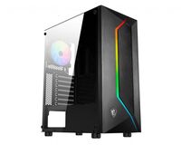 'V100R' Mid Tower Gaming Computer Case 'Black, 1X Számítógép tokok