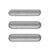 Side Buttons (3 pcs/set) Grey inc Power & Volume button iPad Air 2 Tablet Spare Parts