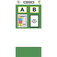 Stelling-informatiebord dubbele markering