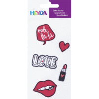 Textil-Sticker Love 1 Blatt