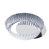 Bron Deep Quiche Tin with Fluted Edges and Removable Base - 45X200mm