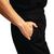 Whites Chefs Clothing Unisex Teflon Trousers in Black Polycotton - Easy Fit - L