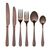 Olympia Cyprium Copper Dessert Fork Made of 18/10 Stainless Steel 183(L)mm