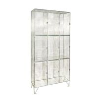 Heavy duty wire mesh lockers (8mm dia.)