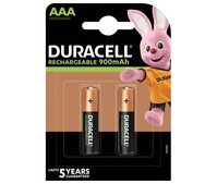 Batterie Akku wiederaufladbar AAA 1,2V (HR03) *Duracell* StayCharged - 2er-Pack