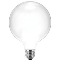 Blulaxa LED Filament Glühfaden Globelampe RETRO opal, 9,5cm, 300°, E27, warmweiß, Glas, 7W
