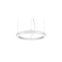 LED Pendel-Ringleuchte BIRO CIRCLE, IP20, Ø 45cm / 10cm, direkt/indirekt, 45W 3000K 4609lm, DALI dimmbar, weiß