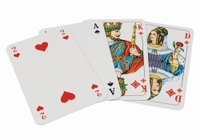 Jeu de cartes à jouer aide à la pesée Type Cartes imprimées et vernies des deux c&circ;tés
