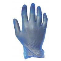 POLYCO GL843 BLUE VINYL POWDER FREE DISPOSABLE GLOVE PACK OF 100 L