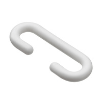 Fixing Hook / Coil Hook / C-Hook in Plastic | white