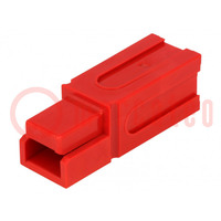 Connector: kabel-kabel; stekker; 180A; hermafrodiet; PIN: 1; rood