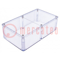 Enclosure: multipurpose; X: 110mm; Y: 191mm; Z: 57mm; 1591; IP54